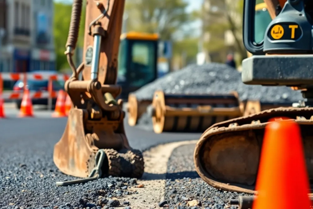 Prace na ul. Łagiewnickiej